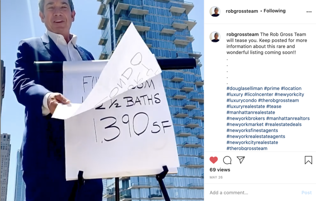 Rob Gross getting creative on social media