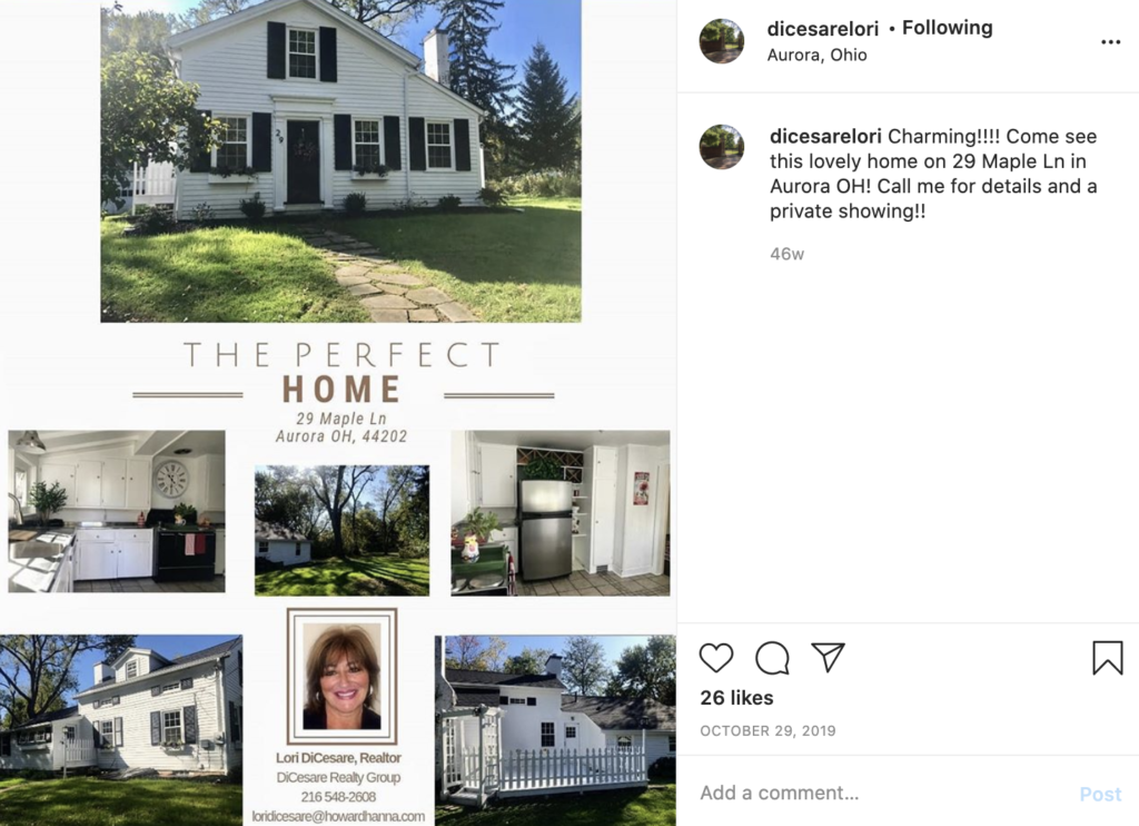 LORI POSTS HER PROPERTIES AND VIRTUAL TOURS