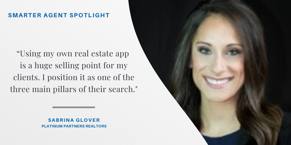Sabrina Glover Dominates both Urban and Suburban markets using her mobile real estate app.